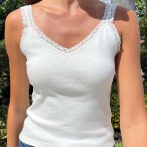 Brandy Melville white tank top